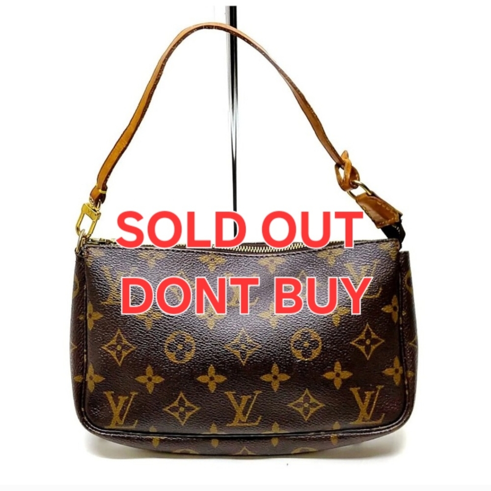 Louis Vuitton Accessories Pouch Pochette Brown Monogram Shoulder Bag 275-052625 - Picture 1 of 10